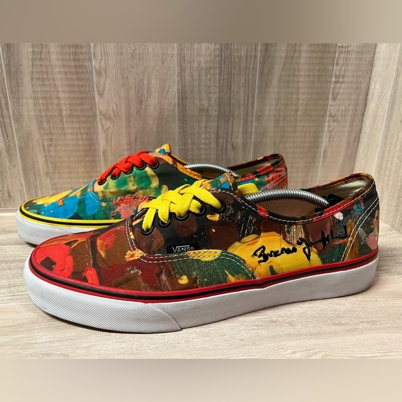 👩🏿‍🎨🎨 Vans Authentic MOCA Collaboration Brenna Youngblood Democratic Dollar - Picture 1 of 12